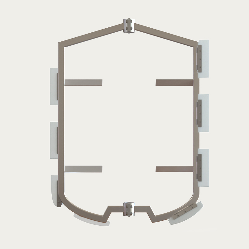 Перемешивающая лопасть рамного типа KSG со скребком для высокой вязкости